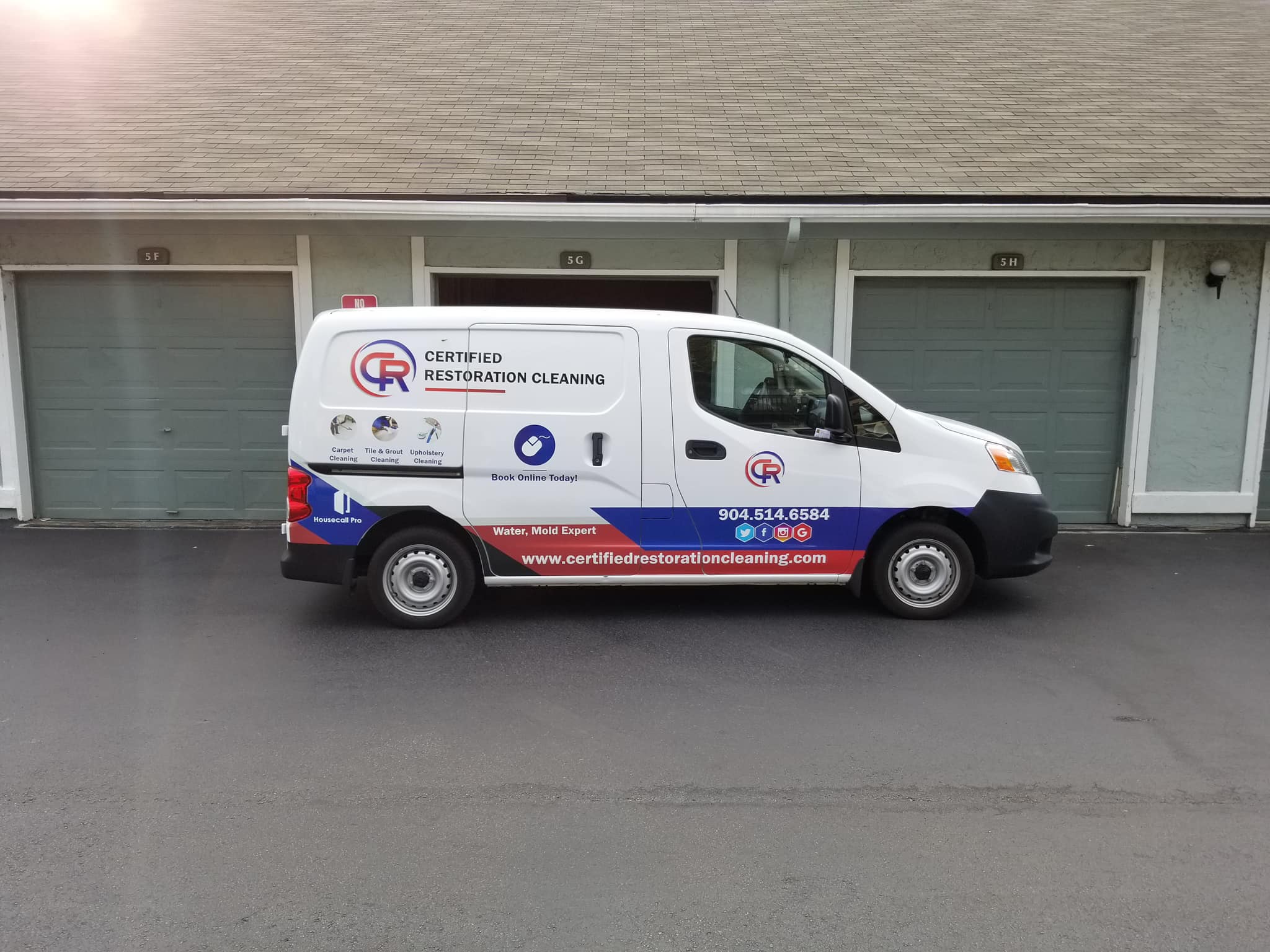 Gallery image 1 for Commercial Van Wrap - Certified Restoration Cleaning