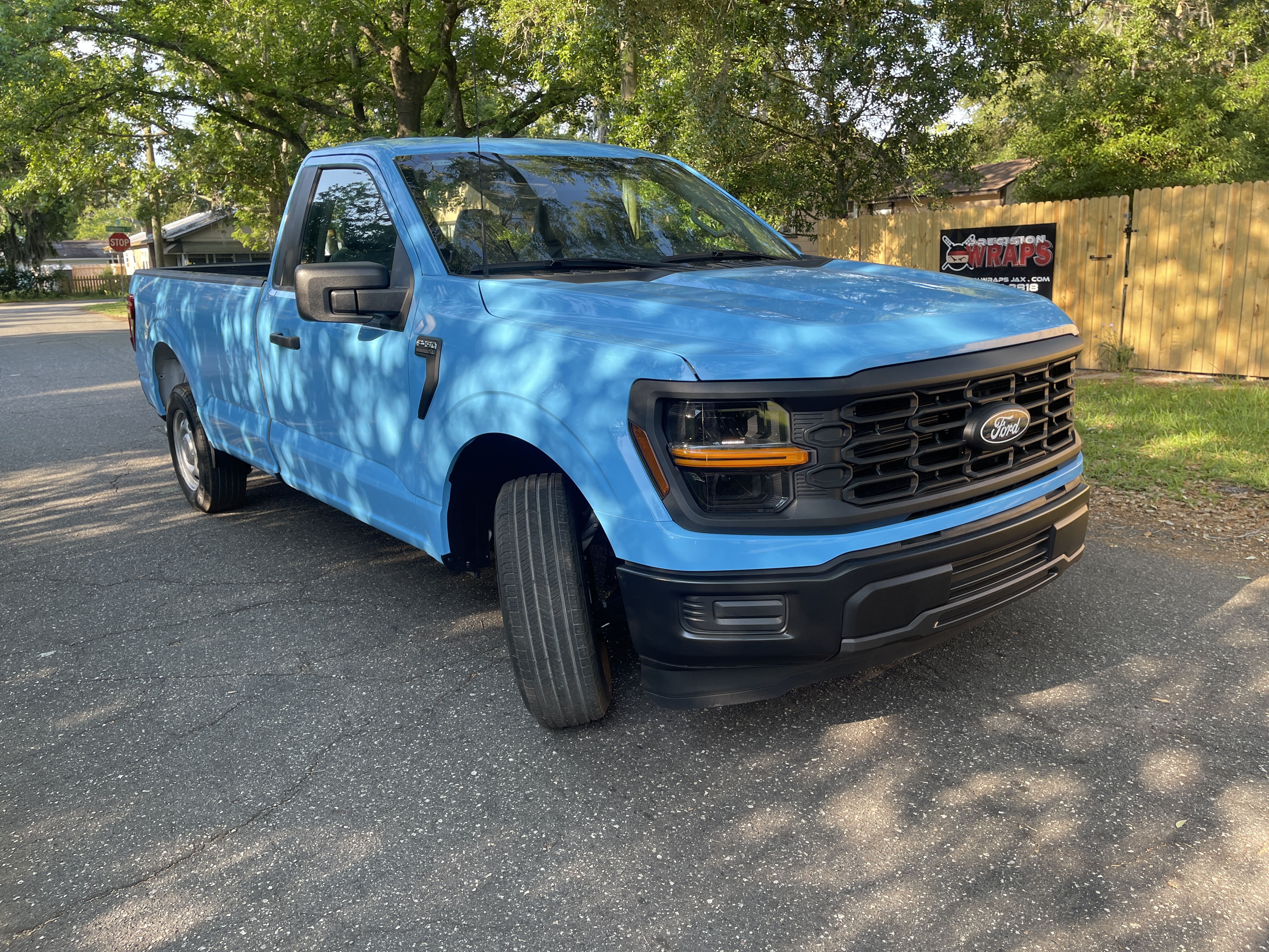 Baby Blue Color Change - Ford F-150