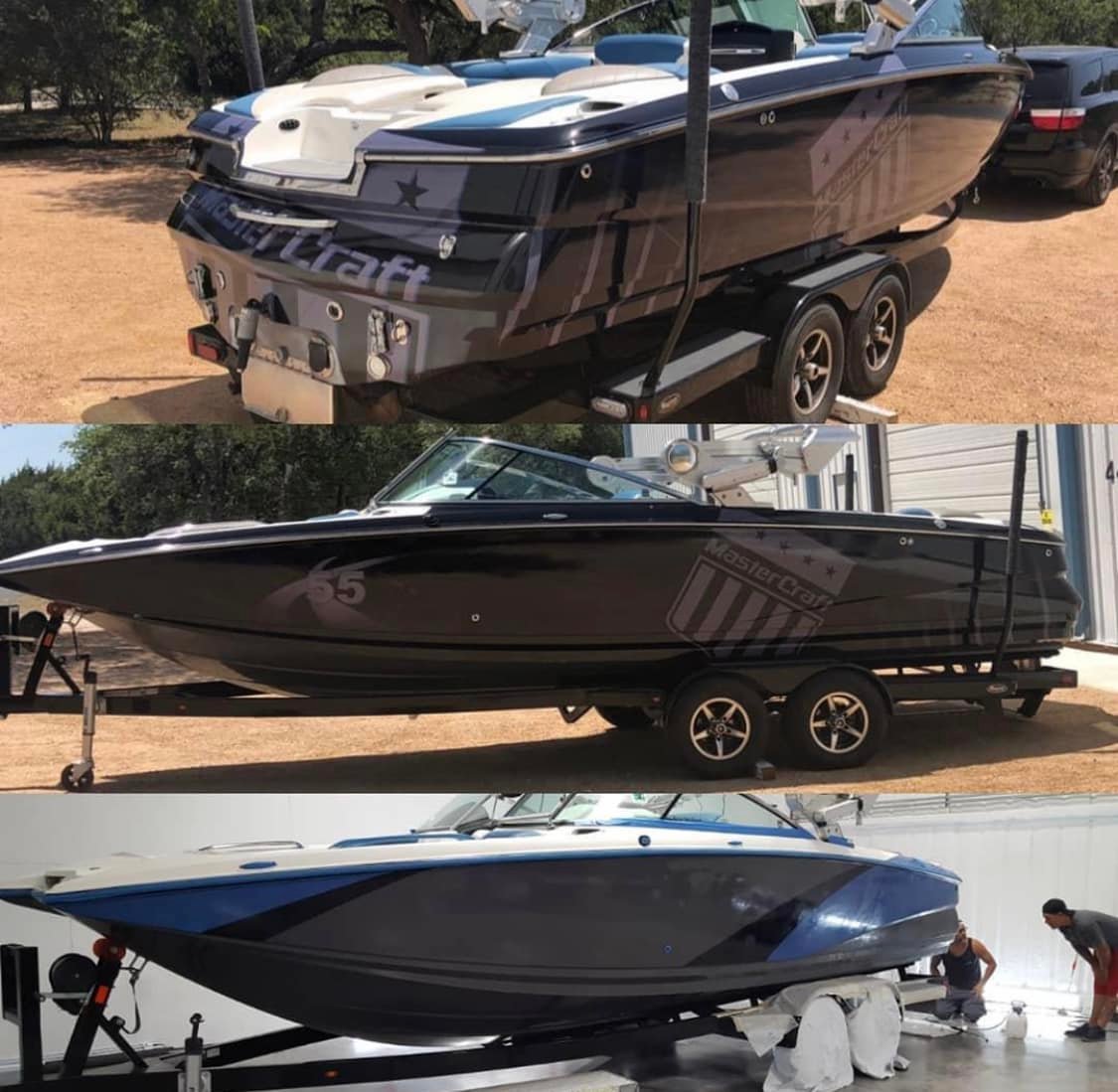 American Flag Wrap - MasterCraft Boat