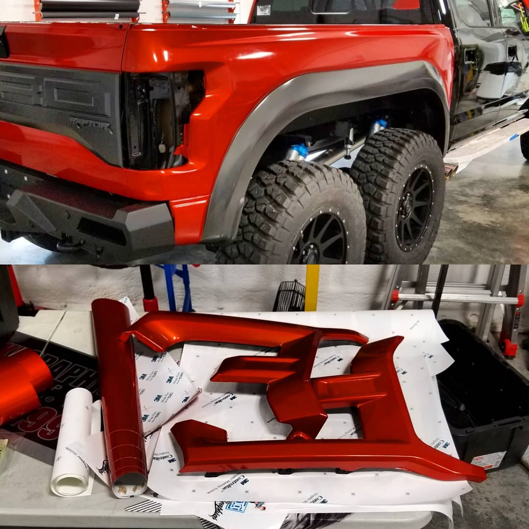 Gallery image 2 for Red Orange Color Change - Ford Raptor