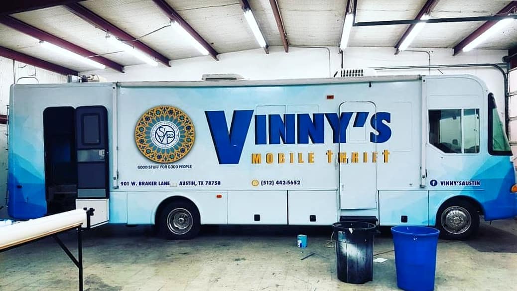 Bus Wrap - Vinny's Mobile Thrift